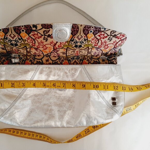 Helen Welsh Silver Leather Shoulder or Clutch Bag - Picture 12 of 16